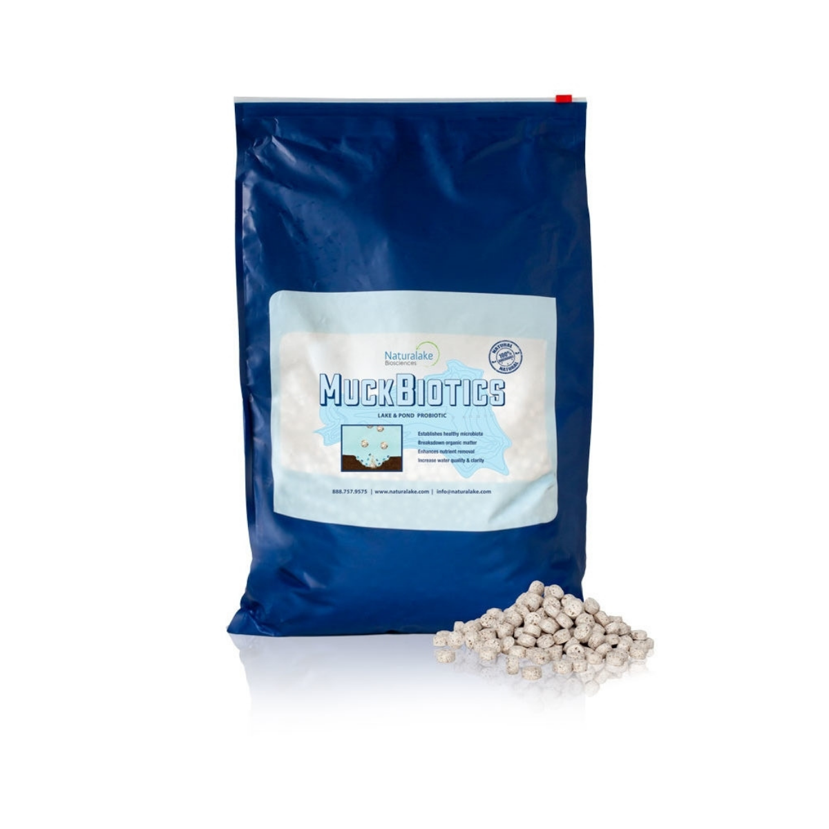 Naturallake Muck Biotics - 30 Lb Bag